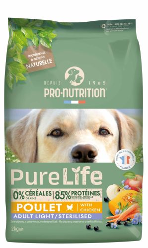 Pro-Nutrition PureLife steril száraz kutyaeledel szárnyas 2kg