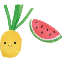 Fit+Fun macskajáték szett ananász&dinnye 2db 12cm