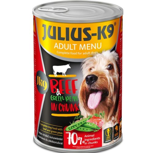 Julius K9 konzerv adult marha&borsó 6x1240g