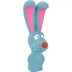 Fit+Fun Spring kutyajáték latex nyúl 17cm