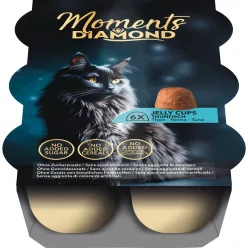 Moments Diamond macska tálka tonhal zselés 6x22g