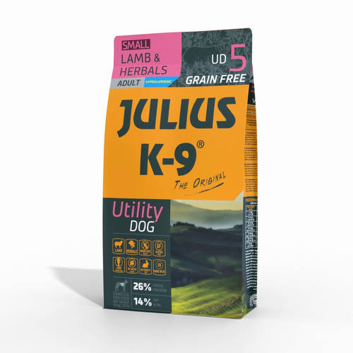 Julius K9 száraztáp gabonamentes bárány&gyógynövény mini adult 3kg