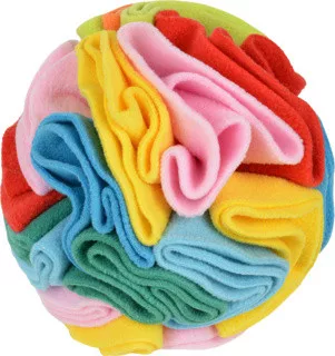 Fit+Fun Spring kutyajáték szimat labda 14cm