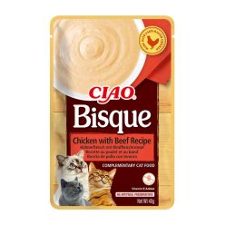 INABA Bisque Ciao krémleves csirke&marha 12x40g
