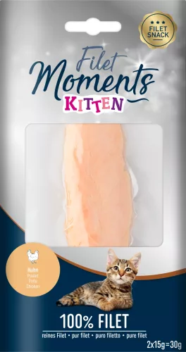 Moments Snack kitten macska jutalomfalat csirke filé 2x15g
