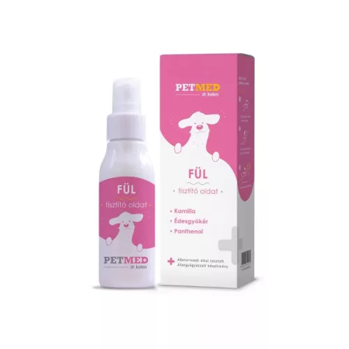 Dr. Kelen PetMed Fül Tisztító Oldat 75ml
