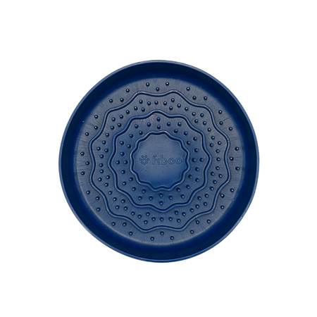 Fiboo Lick Fiboowl habzsolásgátló tál sötétkék 19cm
