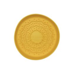 Fiboo Lick Fiboowl habzsolásgátló tál sárga 19cm