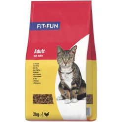 Fit+Fun adult száraz macskaeledel csirke 2kg