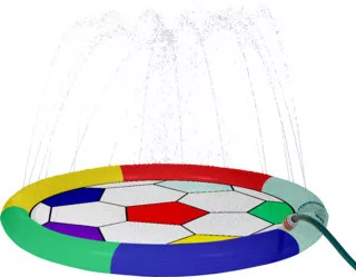 Fit+Fun focilabda mintájú permetező szőnyeg 100cm