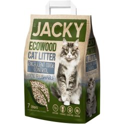 Jacky ECOWOOD innovatív csomósodó macskaalom 7l