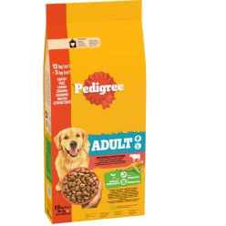   Pedigree M/L adult száraz kutyaeledel marha&zöldség 12+3kg