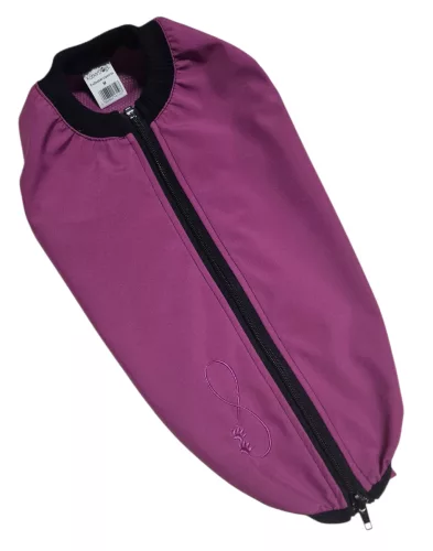 PBH esőkabát tacskó szuka lila 40cm
