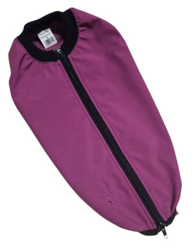 PBH esőkabát bulldog szuka lila 40cm