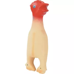Fit+Fun kutyajáték latex csirke M 19cm