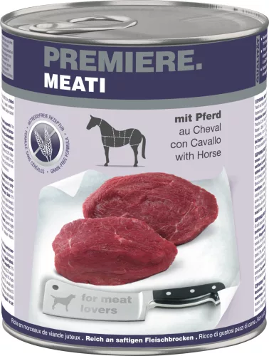 Premiere Meati kutya konzerv adult lóhús 6x800g