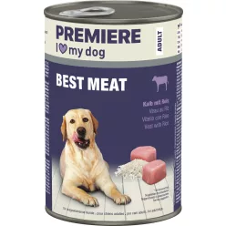 Premiere Best Meat kutya konzerv adult borjú 6x400g