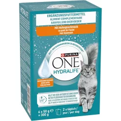 Purina ONE Hydralife kiegészítő macskaeledel csirke 6x50g