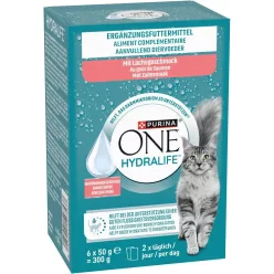 Purina ONE Hydralife kiegészítő macskaeledel lazac  6x50g