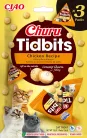 INABA Churu Tidbits golyók csirkés kiegészítő eledel macskáknak  3x12g