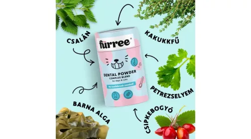 Fürree Dental Blend  Powder természetes fogkő és szájszag elleni por kutyáknak 100g