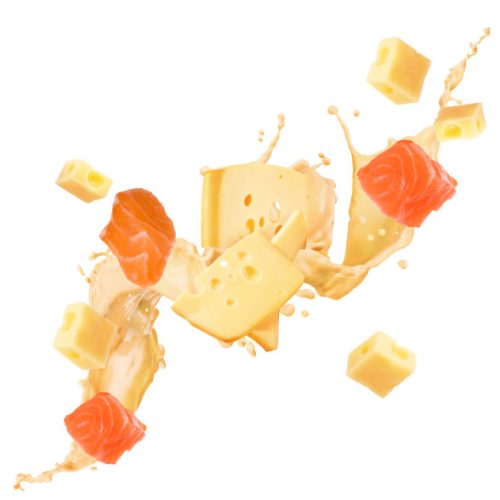 DELICKCIOUS Purr - for Dinner lazac & sajt nedves macskaeledel 12x85g