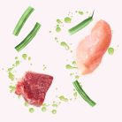 DELICKCIOUS Purr - for Dinner bárány & csirke & bab nedves macskaeledel 12x85g