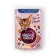 DELICKCIOUS Meow - for Dessert kacsa & bogyós gyümölcs nedves macskaeledel 12x80g