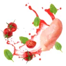 DELICKCIOUS Paw - licking Soup csirke & paradicsom nedves macskaeledel 80g
