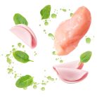 DELICKCIOUS Paw - licking Soup csirke & sonka & spenót nedves macskaeledel 80g