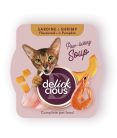 DELICKCIOUS Paw - licking Soup rák & szardínia & sütőtök nedves macskaeledel 80g