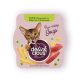 DELICKCIOUS Paw - licking Soup tonhal & kukorica & zöldbab nedves macskaeledel 80g