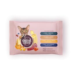   DELICKCIOUS Dinner and dessert Set for Cats MP vegyesmix nedves macskaeledel 330g