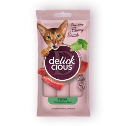   DELICKCIOUS Nose - licking Creamy Snack kiegészítő eledel macskáknak tonhal & aloe vera 4x15g