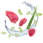 DELICKCIOUS Nose - licking Creamy Snack kiegészítő eledel macskáknak tonhal & aloe vera 4x15g