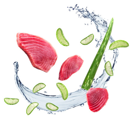 DELICKCIOUS Nose - licking Creamy Snack kiegészítő eledel macskáknak tonhal & aloe vera 4x15g