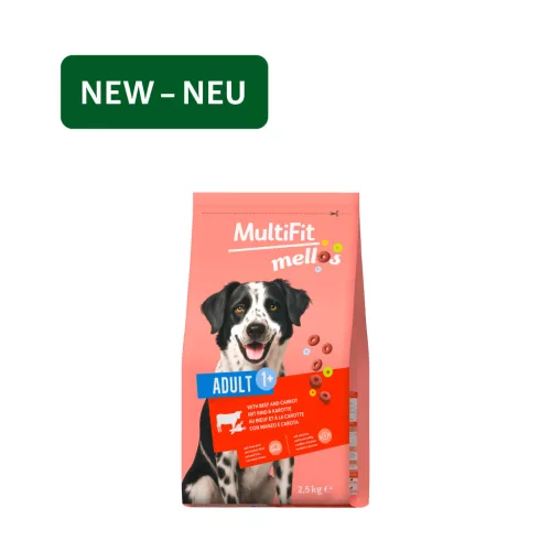 MultiFit Mellos adult száraz kuytaeledel marha&sárgarépa 2,5kg