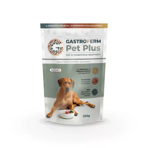 Gastroferm Pet Plus Pre- és probiotikum készítmény nagytestű kutyáknak 250g