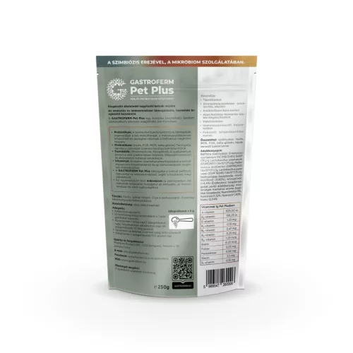 Gastroferm Pet Plus Pre- és probiotikum készítmény nagytestű kutyáknak 250g