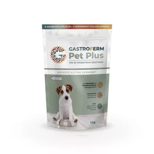 Gastroferm Pet Plus Pre- és probiotikum készítmény kistestű kutyáknak 70g
