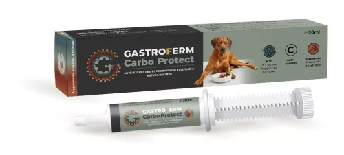 Gastroferm Carbo Protect Pre- és probiotikum készítmény nagytestű kutyáknak 30ml