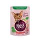 DELICKCIOUS Purr - for Dinner kacsa & csirke & spenót nedves macskaeledel 12x85g