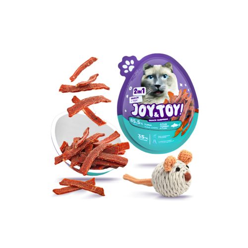 JOY&TOY snack&toy 2in1 chips macska jutalomfalat tonhal 20g