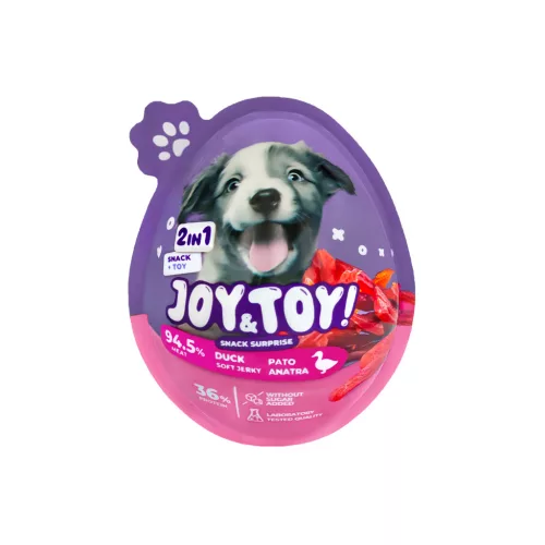 JOY&TOY snack&toy 2in1 jerky kutya jutalomfalat kacsa 20g