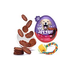 JOY&TOY snack&toy 2in1 coins kutya jutalomfalat marha 20g