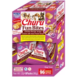   INABA Churu Fun Bites wrap csirke&édesburgonya töltelékkel 8x12g