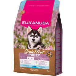   Eukanuba gabonamentes Large Breeds száraz kutyaeledel kölyök tengeri hal 3kg