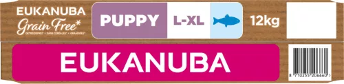Eukanuba gabonamentes Large Breeds száraz kutyaeledel kölyök tengeri hal 12kg