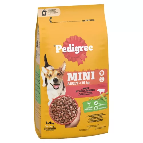 Pedigree Small adult száraz kutyaeledel marha&zöldség 1,4kg