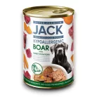 JACK hipoallergén nedves kutyaeledel vaddisznó&édesburgonya konzerv 12x400g